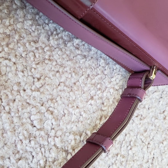 NWOT Roger Vivier Patent Leather Burgundy Handbag - Picture 15 of 16